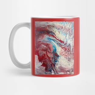 Red, white and blue Mug